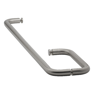 Brushed Nickel 8" x 24" Towel Bar Handle Combo without Washers