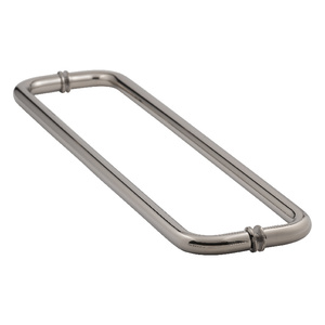 Polished Nickel 22" Back to Back Tubular Towel Bars with Washers