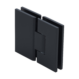 CRL Matte Black Victoria 180 Degree Glass-to-Glass Series Hinge