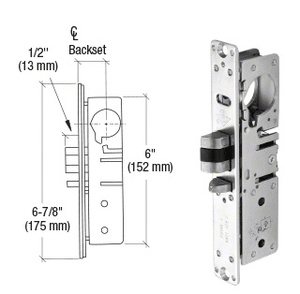 CRL Adams Rite® 1-1/8" Backset Deadlatch Lock - Right Handed
