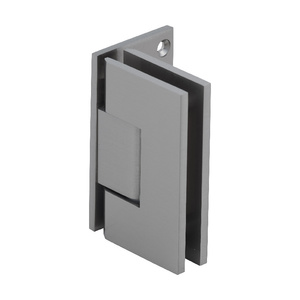 CRL Brushed Nickel Vienna 044 Series Wall Mount Offset Back Plate Hinge