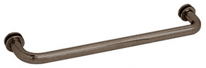 CRL Oil Rubbed Bronze 18" BM Series Tubular Single-Sided Towel Bar