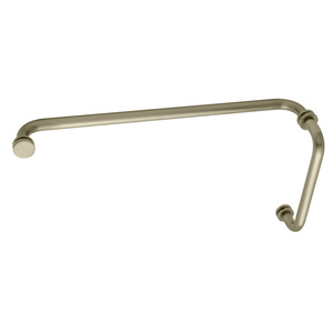 CRL Brushed Bronze 8" Pull Handle and 18" Towel Bar BM Series Combination With Metal Washers