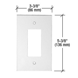 CRL Clear Single Designer Acrylic Mirror Plate