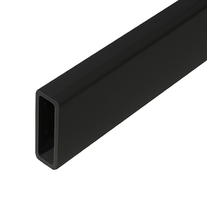 CRL Matte Black Serenity Series Sliding Door 78-3/4" Header Support Bar Only