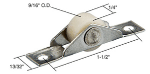 CRL 9/16" Nylon Sliding Window Roller