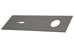 CRL Black Bronze Anodized Cover Plate for 4-1/2" Header Used with Overhead Concealed Door Closers