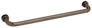 CRL Oil Rubbed Bronze 26" BM Series Tubular Single-Sided Towel Bar