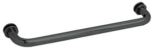 CRL Matte Black 18" BM Series Tubular Single-Sided Towel Bar