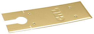 CRL Polished Brass Cover Plate for 8400 Series Floor Mounted Closer