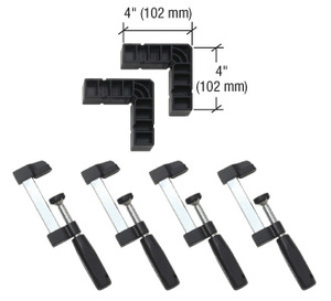 CRL 90 Degree Mini Clamp-It Square Kit