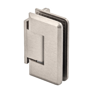 Brushed Nickel Wall Mount with Offset Back Plate Majestic Series Hinge