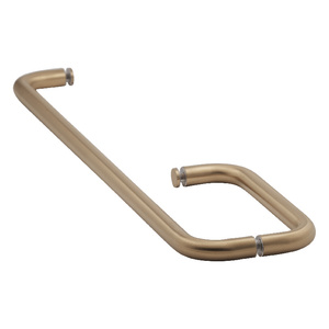 Satin Brass 8" x 22" Towel Bar Handle Combo without Washers