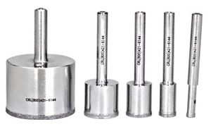 CRL 5-Piece Short Run Plated Diamond Drill Set