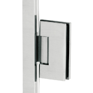 Polished Chrome Jamb Custom Height with 2 Solid Brass Designer Mini Hinges