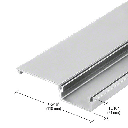 CRL-U.S. Aluminum Deep Pocket Vertical Insert for 1