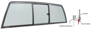 CRL "Perfect Fit" Tri-Vent Slider with Solar Glass for 1994-2002 Chevy/GMC S-Series and 1996-2003 All Isuzu Cabs