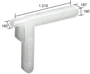 CRL Swivel Key - 1.21" Leg; .187" Width - 20/Pk