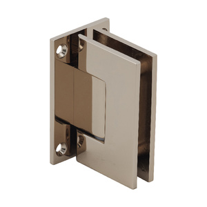 CRL Gold Plated Geneva 037 Series Wall Mount Full Back Plate Standard Hinge