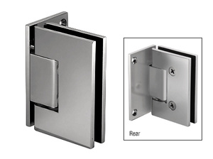 CRL Matt Gun Metal Melbourne Wall Mount Offset Back Plate Hinge