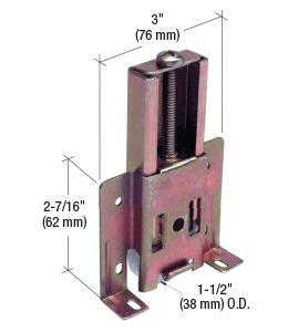 CRL 1-1/2" Plastic Mirror Wardrobe Door Nylon Roller for Cox