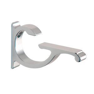 CRL Chrome Designer Aluminum Shelf Bracket for 3/8" to 1/2" Glass