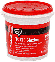 CRL Gray DAP® '1012'® Glazing Metal Sash Putty - Gallon