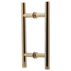 Polished Brass 6" Ladder Pull Back to Back Handles