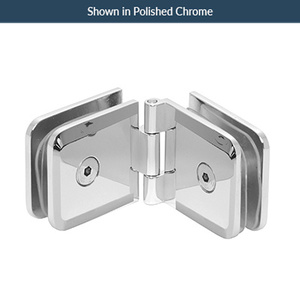 Brushed Nickel Adjustable Glass to Glass Premier Series Clip