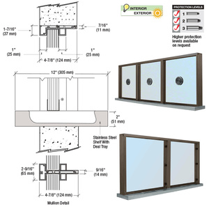 CRL Duranodic Bronze Aluminum Standard Inset Frame Multi-Lite Window