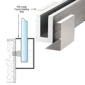 CRL Satin Anodized Inside Fascia Cladding Strip 120" Long