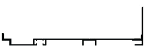 CRL-U.S. Aluminum Clear Anodized 6" Sub-Sill Non-Thermally Broken and No Weep Hole - 24'-2"
