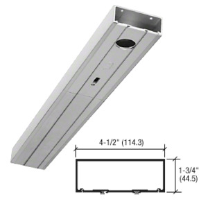 CRL-U.S. Aluminum Clear Anodized 1-3/4" x 4-1/2" 450 Series Prepped Door Header