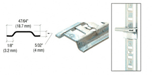 CRL Brite Zinc 60" Surface Mount Standard