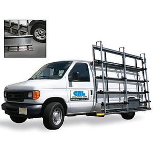 CRL Aluminum Van Glass Rack With Wheel Skirt