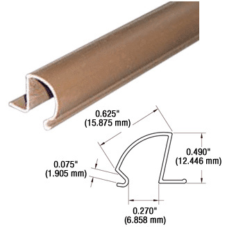 CRL Brown Plastic Conversion Bead - 12'