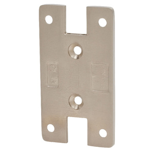 CRL Brushed Nickel Pinnacle Series Wall Mount Full Back Plate