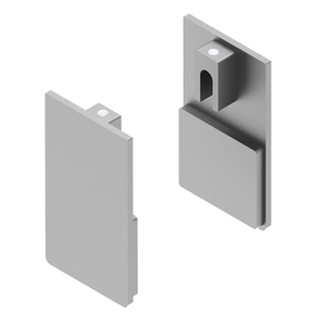 CRL51C Satin Anodized Ceiling Mount Kit End Cap