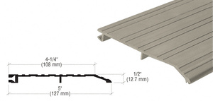 CRL Bronze 5" x 1/2" Offset 73" Long Saddle Threshold