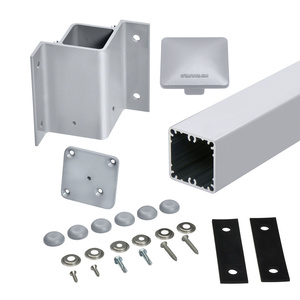 CRL Mill 42" 100 Series 90º Inside Fascia Mount Post Kit