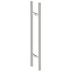 Polished Stainless Steel (H) Style Back To Back Handle 36" CTC/48" Overall
