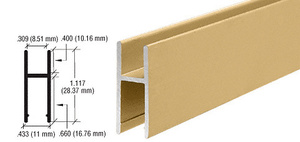 CRL Gold Anodized Aluminum MC610 H-Bar