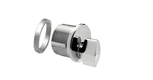 CRL Polished Stainless Mortise Thumbturn Cylinder