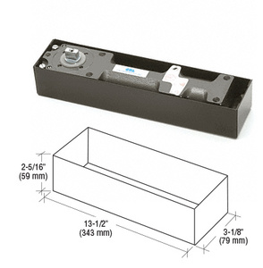 CRL 90º Hold Open Size 3 Spring Heavy Weight Floor Mounted Door Closer