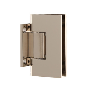 CRL Polished Nickel Vienna 074 Series Wall Mount Short Back Plate Hinge