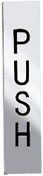 CRL Polished Stainless 4-1/2" Push Indicator