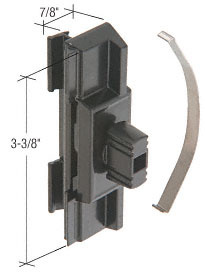 CRL Black Diecast Sliding Window Latch and Pull for Superior Windows