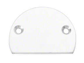 CRL Sky White 300X Series Decorative End Cap