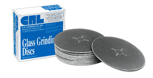 CRL 7" x 7/8" 220X Grit Polyester Back Sanding Disc