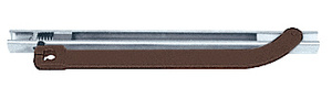 CRL Dark Bronze Offset Arm Assembly with Mortise Type Slide -Track for 7/8" Deep Rail